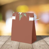 Waterverf Trouwbloemen Botanische Terracotta Bedankdoosjes