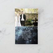 Waterverf Trouwfoto Bedankt met Sterren (Binnen)