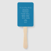 Waterverf Trouwprogramma's Amalfi Tegel Handwaaier (Achterkant)