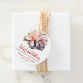 Waterverf trouwring islamitisch citaat Nikah Bedankjes Labels (In situ)