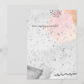 waterverf trouwuitnodiging kaart (Voorkant / Achterkant)