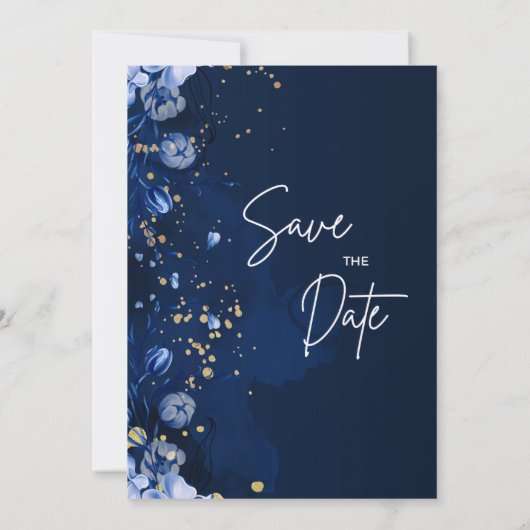 waterverf trouwuitnodiging kaart (Achterkant)