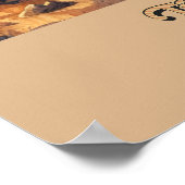 Waterverf Tucson en Saguaro Poster (Hoek)