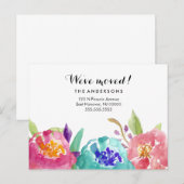 Waterverf tuin aankondigingskaart (Voorkant / Achterkant)