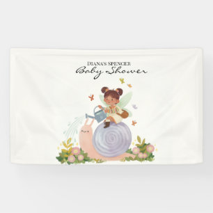 Waterverf Tuin Baby Shower Banner