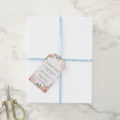 Waterverf  Tuin Bloemen Baby shower Gift Cadeaulabel (Met Touw)