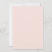 Waterverf  Tuin Bloemen Foto Save The Date (Achterkant)