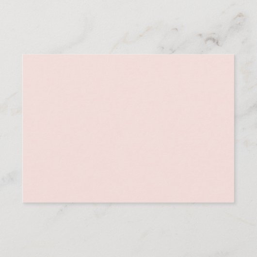 Waterverf Tuin Bloemen Lente Bruiloft Details Informatiekaartje (Achterkant)