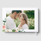 Waterverf  Tuin Bloemen Lente Bruiloft Gastenboek (Achterkant)