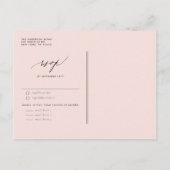 Waterverf  Tuin Bloemen Lente Bruiloft Uitnodiging Briefkaart (Achterkant)