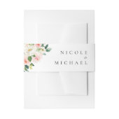 Waterverf Tuin Bloemen Lente Bruiloft Uitnodigingen Wikkel (Voorkant Voorbeeld)