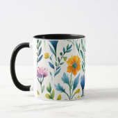 Waterverf Tuin Bloemenmok Mok (Links)