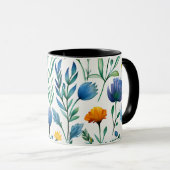 Waterverf Tuin Bloemenmok Mok (Voorkant rechts)