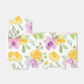 Waterverf Tuin Bloemmotief Bedankdoosjes (Uitgevouwen)