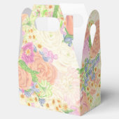 Waterverf Tuin Feest Bloemen Bruiloft Crest Bedankdoosjes (Geopend)