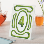 Waterverf Tuin Hedge Tabel 4 Reclamebord Met Voetstuk (Insitu)