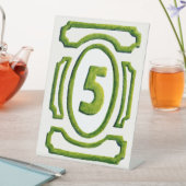 Waterverf Tuin Hedge Tabel 5 Reclamebord Met Voetstuk (Insitu)