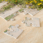 Waterverf tuin legpuzzel (Zijkant)