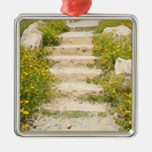 Waterverf tuin metalen ornament