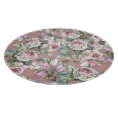 Waterverf Tuin: Roos Tulp Elegance. Snijplank (Hoek)