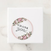 Waterverf Tuinbloemen Dank u Bedankjes Labels (In situ)