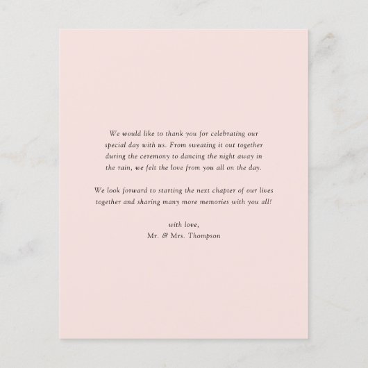 Waterverf tuinbouwers Weddenschap Hartelijk dank (Achterkant)