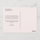 Waterverf  tuinbouwers Weddenschap Hartelijk dank Briefkaart (Achterkant)