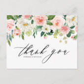 Waterverf  tuinbouwers Weddenschap Hartelijk dank Briefkaart (Voorkant)