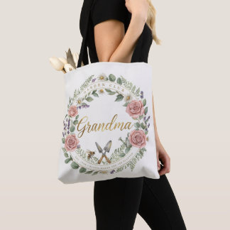 Waterverf Tuinieren Oma Canvas Tote Bag
