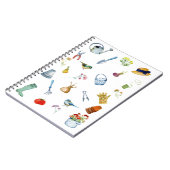 Waterverf tuinieren spiraal Notitieboek (Linkerzijde)