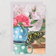  waterverf tuinontvlechtingspapier