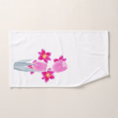 Waterverf Tulip Lily Floral Bad Handdoek (Handdoek)
