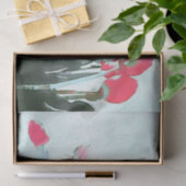 Waterverf Tulips Bouquet Spring Illustration Tissuepapier (Geschenk)