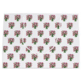 Waterverf Tulp Boeket Bloemenpatroon Groot Cadeauzakje (Voorkant)