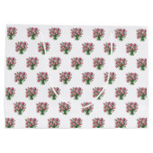 Waterverf Tulp Boeket Bloemenpatroon Groot Cadeauzakje (Achterkant)