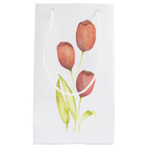 Waterverf Tulp geschenktas