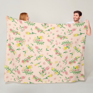 Waterverf Tulp Grote Deken