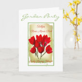 Waterverf Tulp-Kaart Kaart (Gele Bloem)