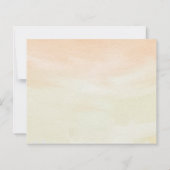 Waterverf Tulp Zeezijde Pastel Lente Bruiloft (Achterkant)