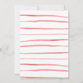 Waterverf Tulpen Bewaar de datum Save The Date (Achterkant)