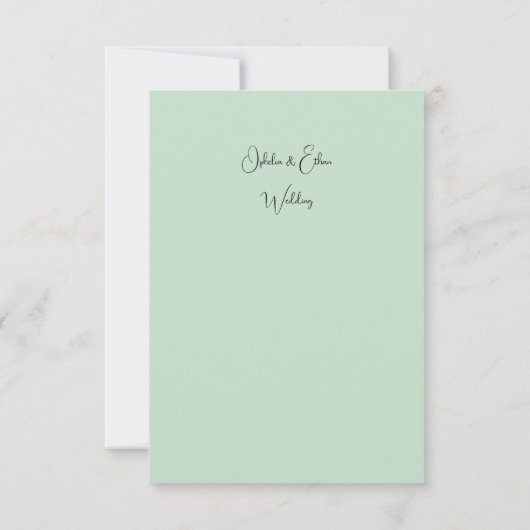 Waterverf tulpen, bruiloft uitnodiging (Achterkant)