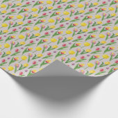 Waterverf Tulpen Cadeaupapier (Hoek)