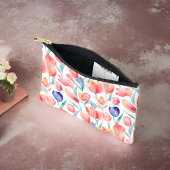 Waterverf tulpen patroon klein etui