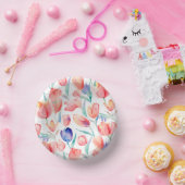 Waterverf Tulpen Patroon Papieren kommen (Feest)