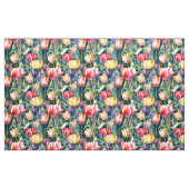 Waterverf Tulpen (Vivid) Stof (Yard (91,4 cm))