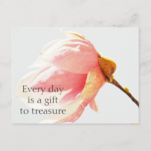 Waterverf Tulpenboombloem Briefkaart (Voorkant)