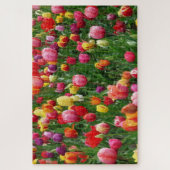 Waterverf Tulpenveld 1014 pc Jigzaag Puzzle Legpuzzel (Verticaal)