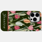 Waterverf Tulps Floral Pattern Case-Mate iPhone Case (Achterkant (horizontaal))