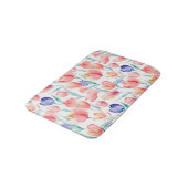 Waterverf Tulps Pattern Bath Mat (Gekanteld)