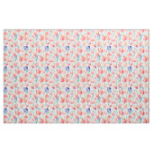 Waterverf Tulps Pattern Fabric Stof (Fat Quarter)